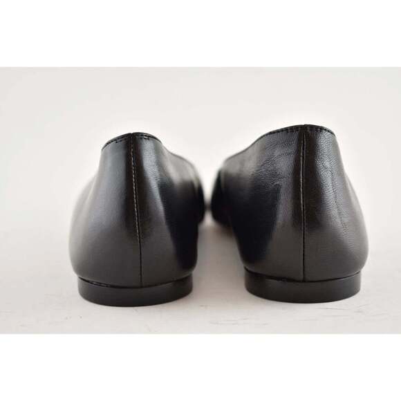 Christian Louboutin Eloise Black Nappa Shiny Leather Ballerina Ballet Flat 35 - Picture 11 of 12